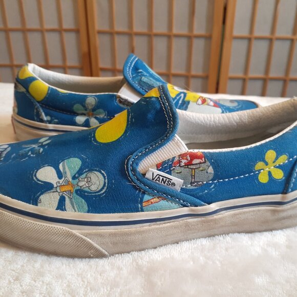 VANS X SPONGEBOB CLASSIC SLIP ON SHOES ALOHABOB 721356-MENS 4-WOMENS SIZE 5.5 - Picture 2 of 7